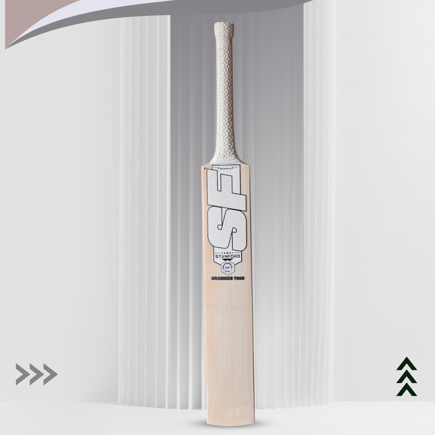 SF Gradiges 7000 English Willow Cricket Bat - SH | High-Quality Willow with Thick Edges, Mid Sweet Spot & Balanced Power - Best Price online Prokicksports.com