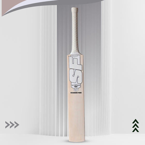 SF Gradiges 7000 English Willow Cricket Bat - SH | High-Quality Willow with Thick Edges, Mid Sweet Spot & Balanced Power