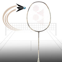 Yonex Astrox 77 Play Strung Badminton Racquet, Light Beige - 4U5 | Head-Heavy Power Racquet with Rotational Generator System & High Flex Shaft - Best Price online Prokicksports.com