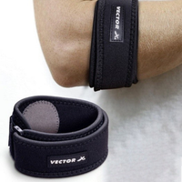 Vector X VNS-015 Tennis Elbow Strap | Ergonomic Counterforce Support with Soft Compression Pad | Adjustable Neoprene Brace for Tennis, Golf & Weightlifting - Best Price online Prokicksports.com