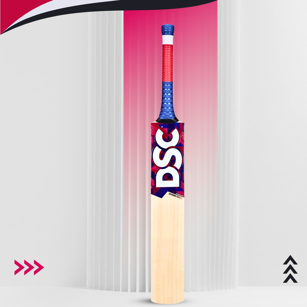DSC Intense Zing Kashmir Willow Cricket Bat – Short Handle | Lightweight Power Bat with Extended Sweet Spot