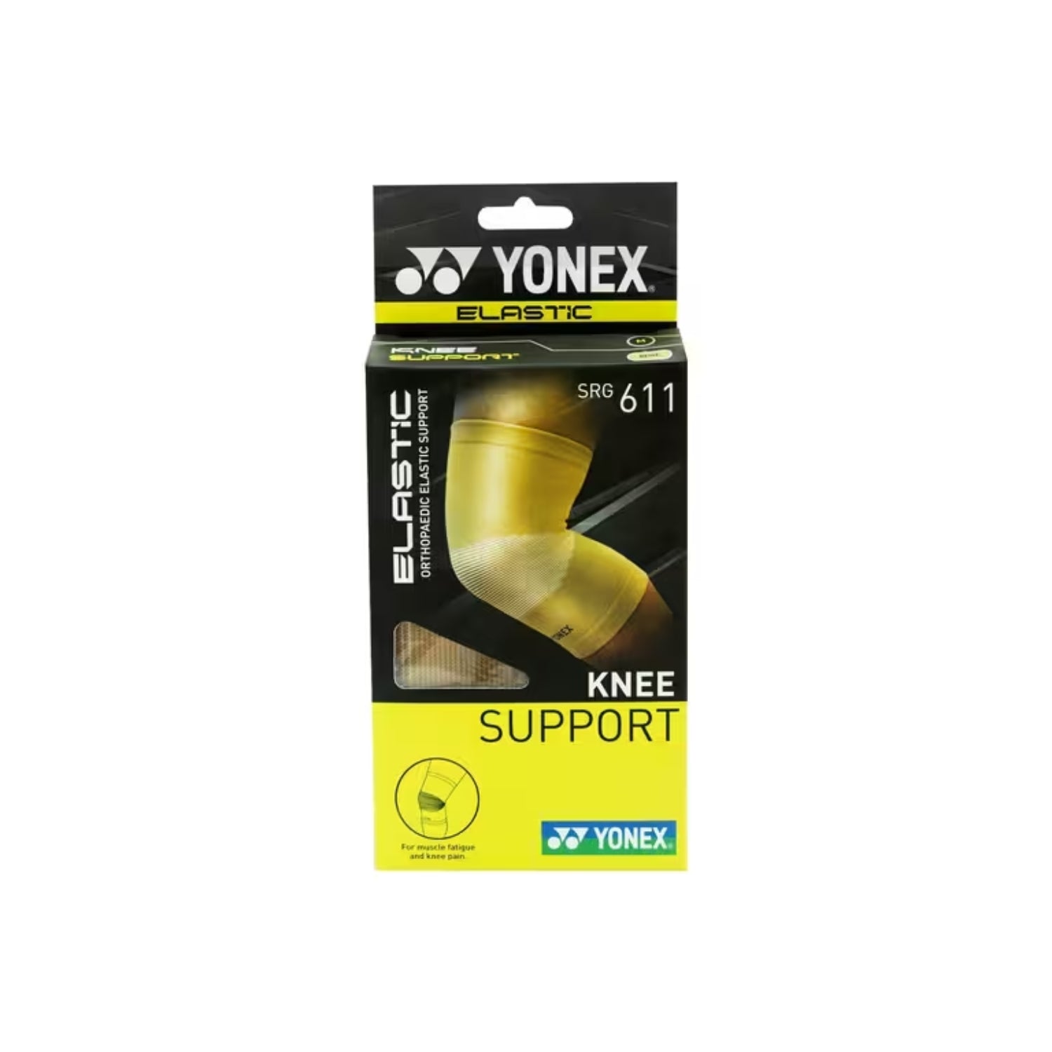 Yonex SRG 611 Knee Support | Elastic Orthopedic Knee Sleeve with Compression Support for Ligament Protection & Pain Relief - Best Price online Prokicksports.com