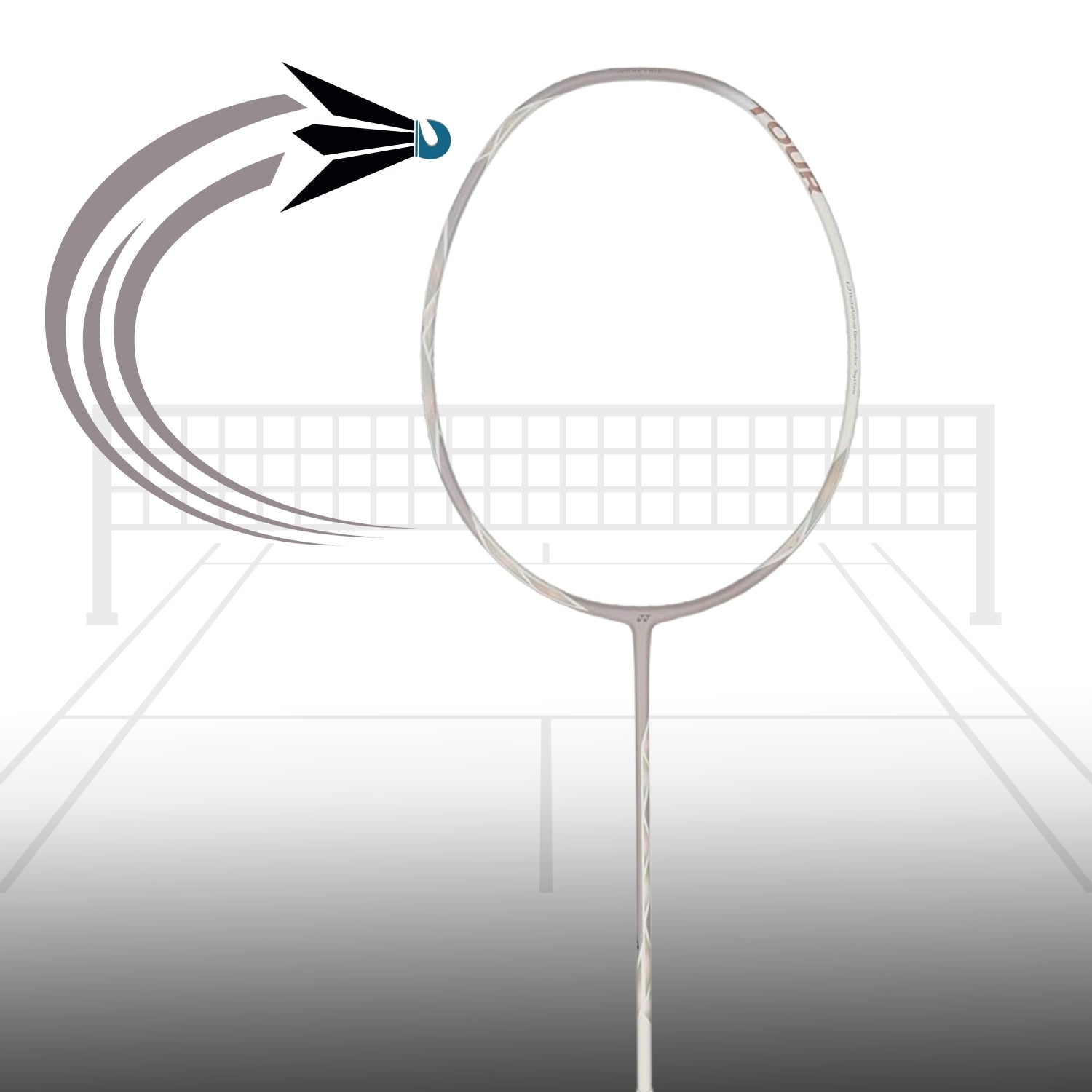 Yonex Astrox 77 Tour Unstrung Badminton Racquet (4U5) – Power