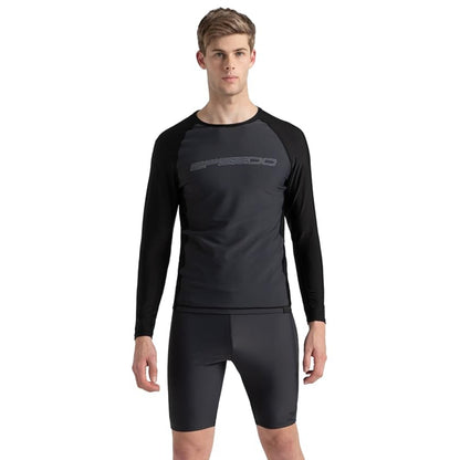 Speedo Printed Long Sleeve SunTop – Men’s Swimming Top with UV Protection - Best Price online Prokicksports.com
