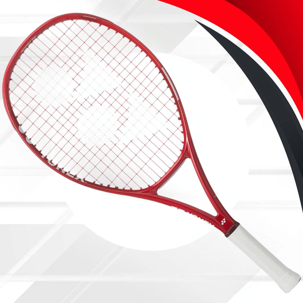 Yonex VCore 25 Strung Tennis Racquet, Ruby Red (G04) - 225 Grams | Junior Performance Racquet with Spin Technology & Lightweight Control