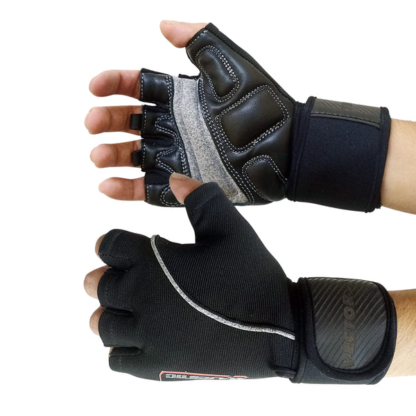 Vector X VX Majestic Gloves | Lightweight Gym & Fitness Gloves with Wrist Support, Breathable Mesh & Anti-Slip Grip