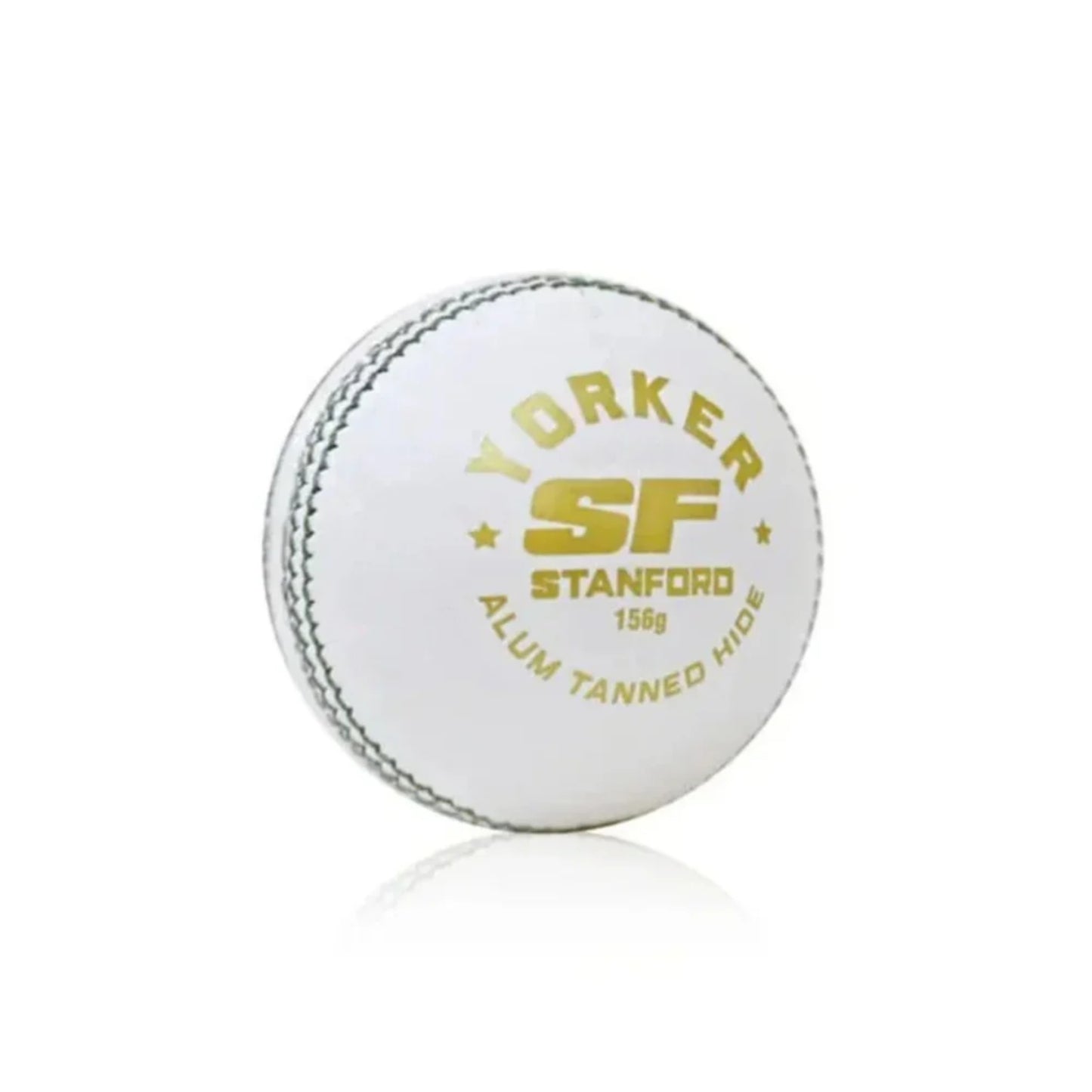 SF Yorker KSCA Cricket Leather Ball White | 1 Piece Match Ball - Best Price online Prokicksports.com