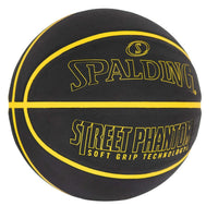 Spalding Street Phantom Outdoor Basketball – Size 7, Soft Grip Rubber, Deep Channel Street Ball for Concrete & Asphalt Courts - Best Price online Prokicksports.com