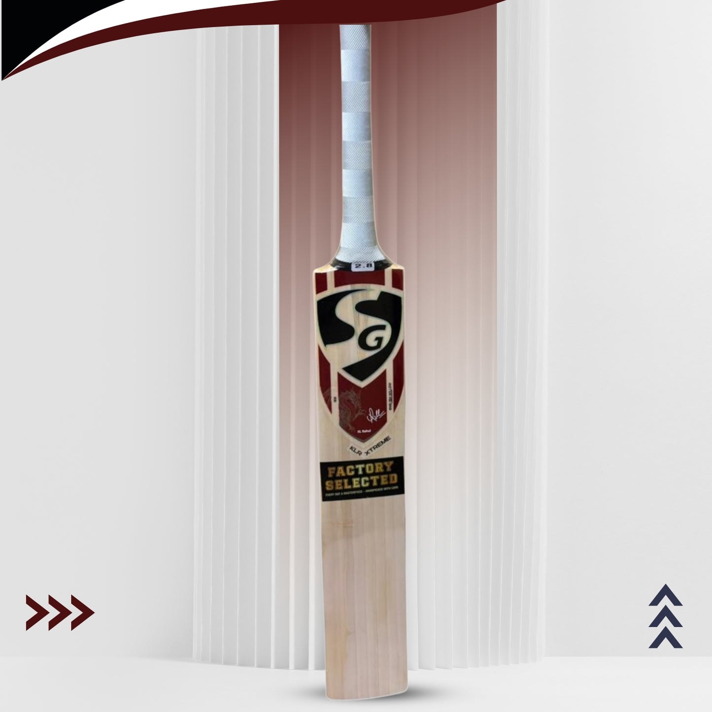 SG KLR Xtreme Finest English Willow grade 3 Cricket Bat - Best Price online Prokicksports.com