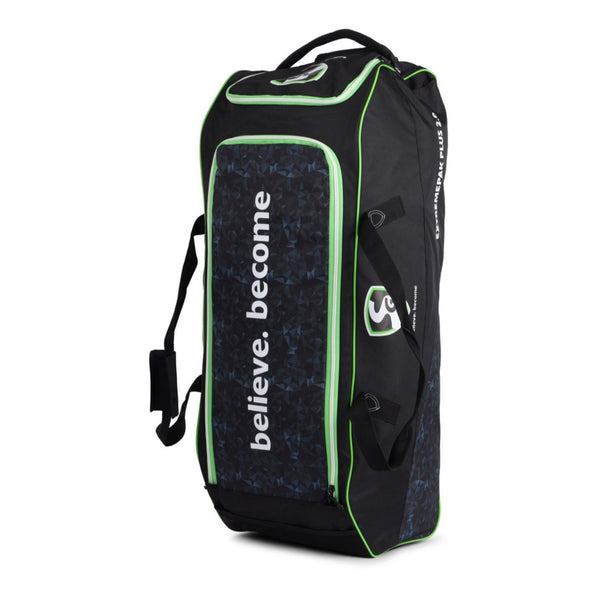 SG Extremepak Plus 2.0 Trolley Cricket Kitbag Large | Heavy Duty Rolling Cricket Gear Bag with Wheels & Pull Handle | Spacious Travel Kit Bag