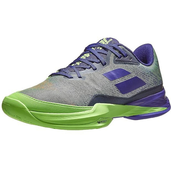 Babolat Jet Match 3 All Court Men Tennis Shoes – Jade Lime, Lightweight Supportive Tennis Footwear with Matryx EVO Upper & Michelin Rubber Outsole- 6 UK