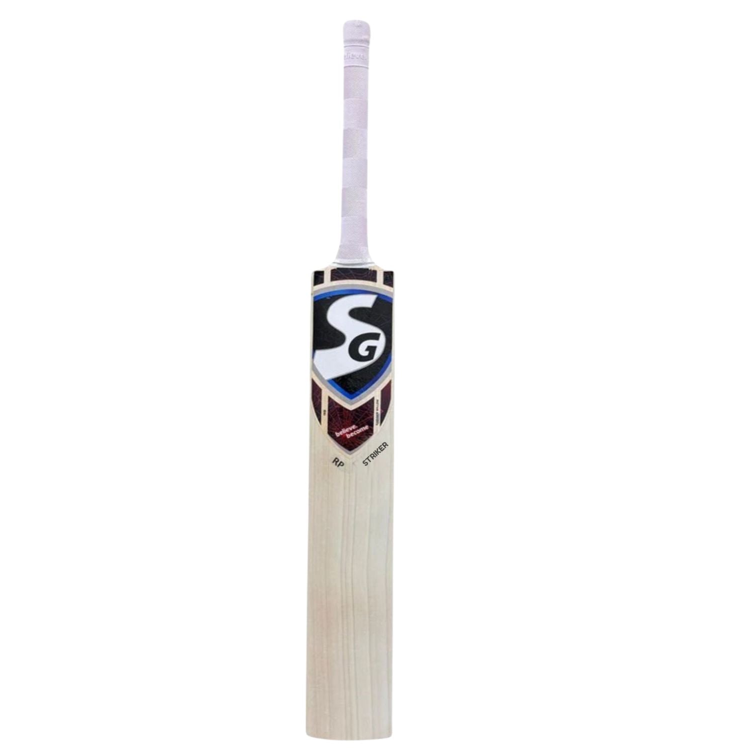 SG RP Striker English Willow Cricket Bat | Grade 5 Willow | Traditional Profile Bat for All-Round Play - Best Price online Prokicksports.com