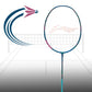 Li-Ning Axforce 50 Unstrung Badminton Racquet, 4U5 – Navy/Blue | Lightweight Graphite Frame, High Tension Support | For Advanced & Attacking Players