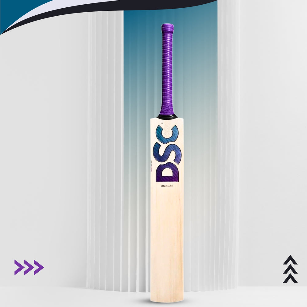 DSC RS Exclusiv Kashmir Willow Cricket Bat – Short Handle | Powerarc Bow with Massive Edges & Rinku Singh Edition