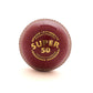 SG Super 50 Cricket Leather Ball 1 Piece, Red – Adult, Alum‑Tanned Leather, Durable 50‑Over Club Match Ball - Best Price online Prokicksports.com