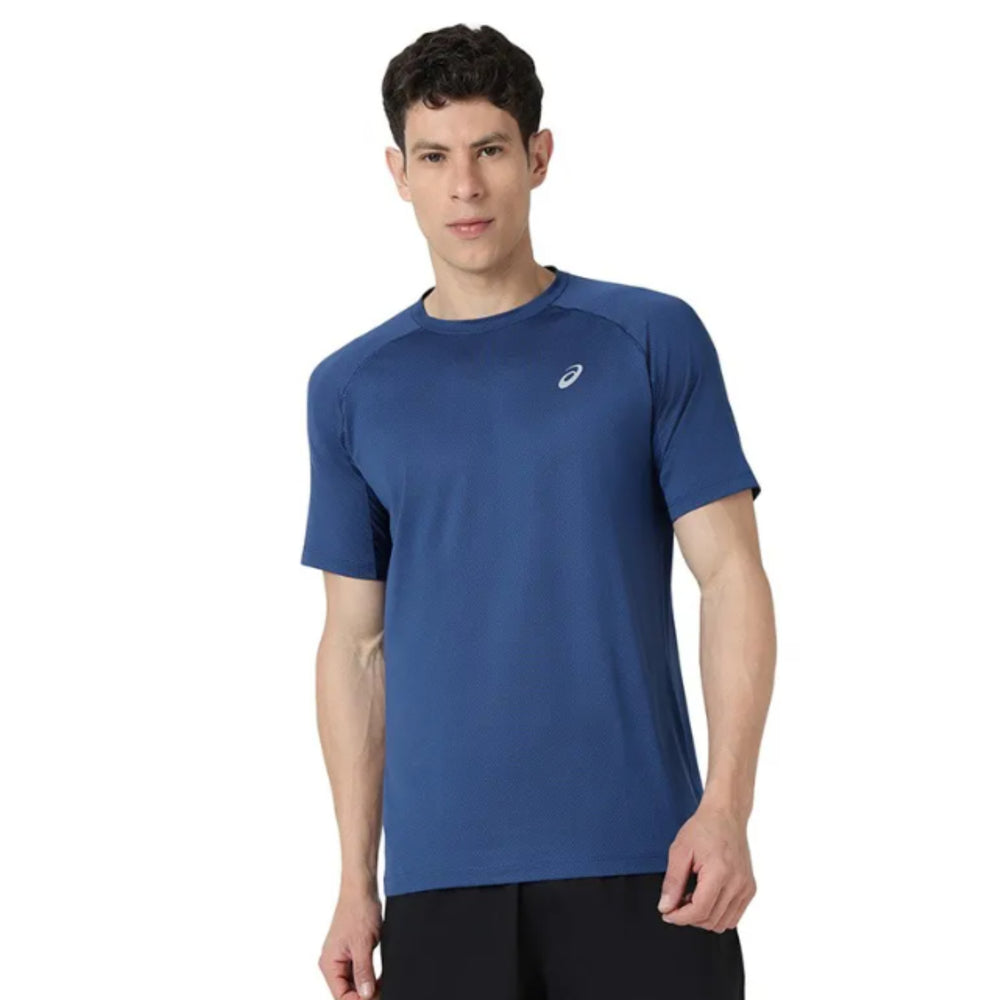 ASICS Curve Reflective SS Top for Men | Round Neck Reflective Sports T-Shirt