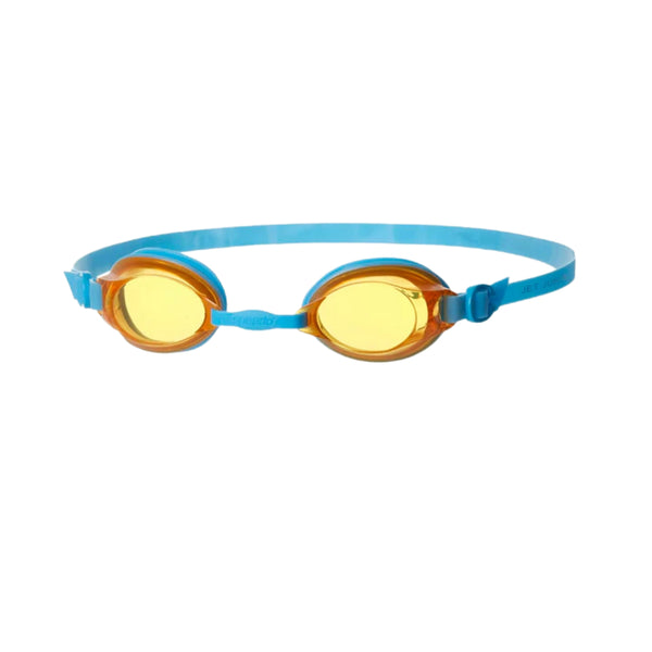 Speedo Jet Swimming Goggles – Adult/Junior | Anti-Fog UV Protection Lenses with Adjustable Nose Bridge, Single Strap Fit & Clear Vision for Swim Training