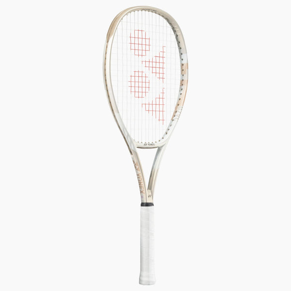 Yonex VCORE Game Strung Tennis Racquet - Sand Beige | Lightweight Control Racquet for Intermediate Players | Spin, Power & Precision Performance