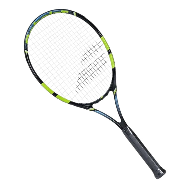 Babolat Voltage Strung Tennis Racquet - Black/Blue/Yellow | Grip 3 (4 3/8) | 270g | 16x19 String Pattern