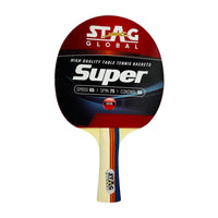 Stag Super Table Tennis Racquet – Red/Black | High-Performance Paddle for Spin, Speed & Control - Best Price online Prokicksports.com