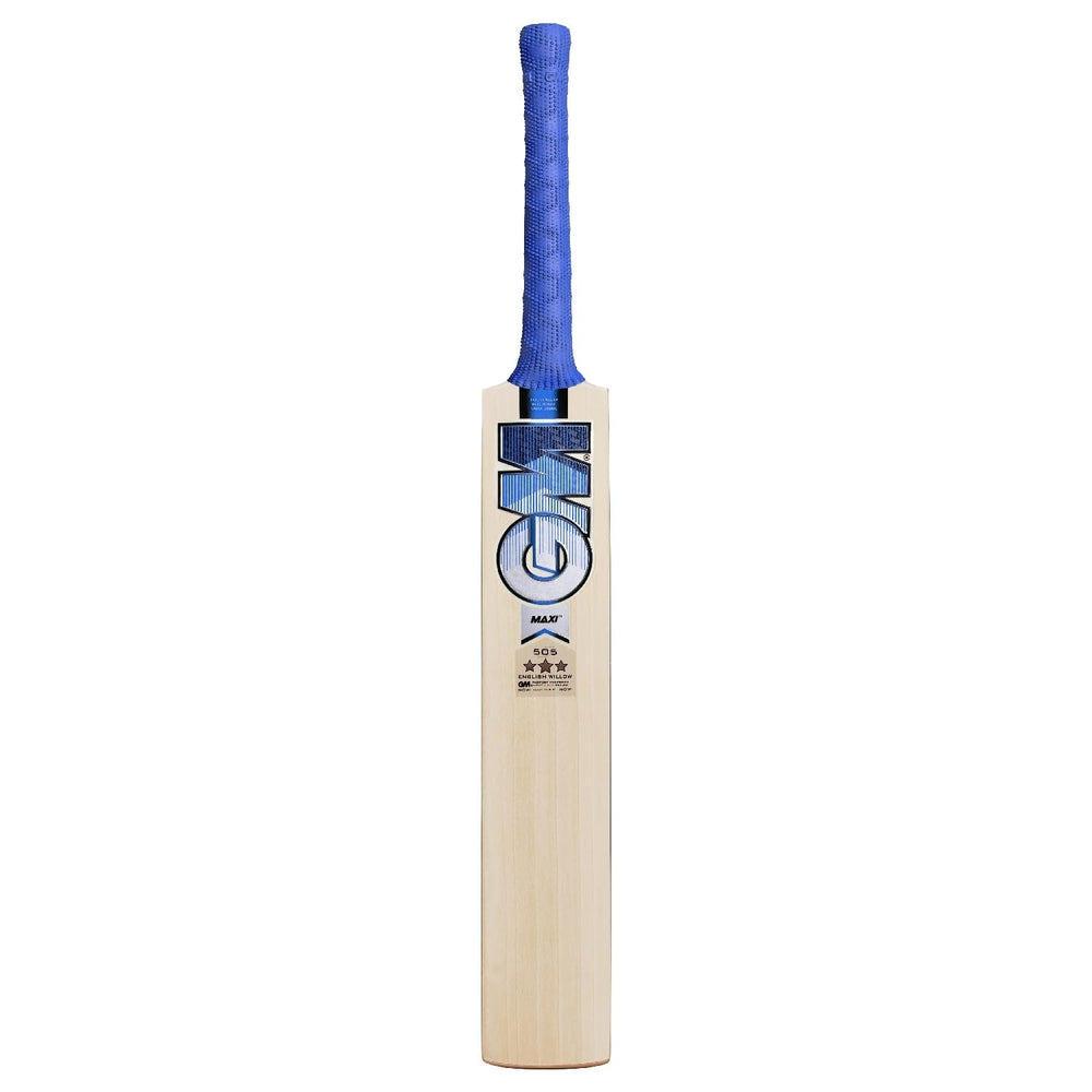 GM Maxi 505 English Willow Cricket Bat – SH (Short Handle), Premium Lightweight Power Bat for Leather Ball Cricket - Best Price online Prokicksports.com