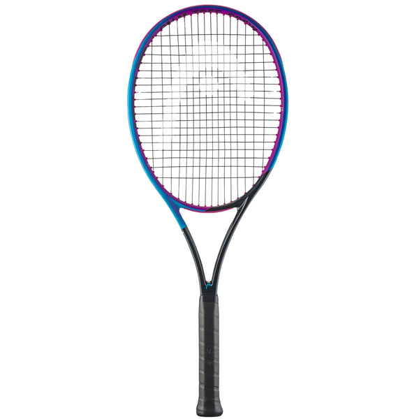HEAD Radical MP Palm Tree Crew 2025 Unstrung Tennis Racquet U30 – Grip 3 (4 3/8) Purple & Blue All-Court Control, Spin & Limited-Edition Design