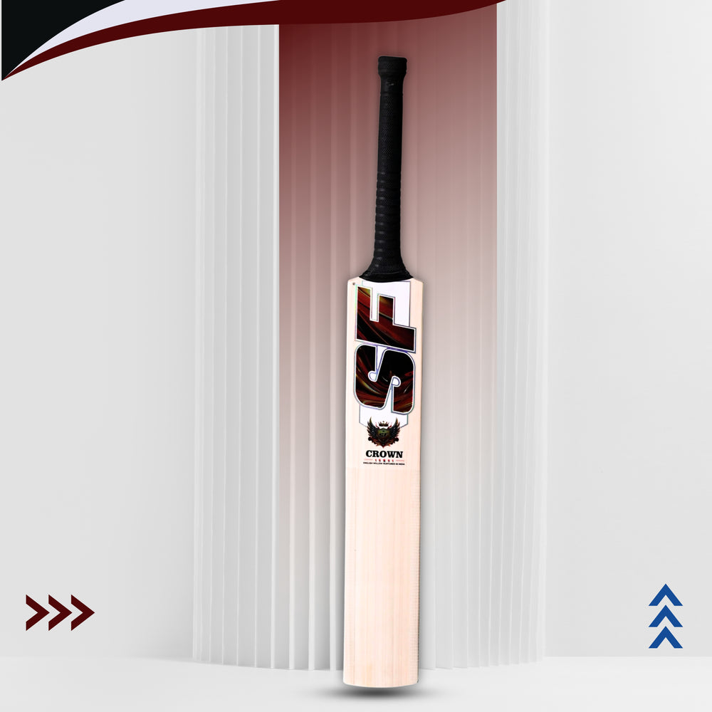 SF Crown English Willow Nurtured Cricket Bat | Premium Leather Ball Cricket Bat