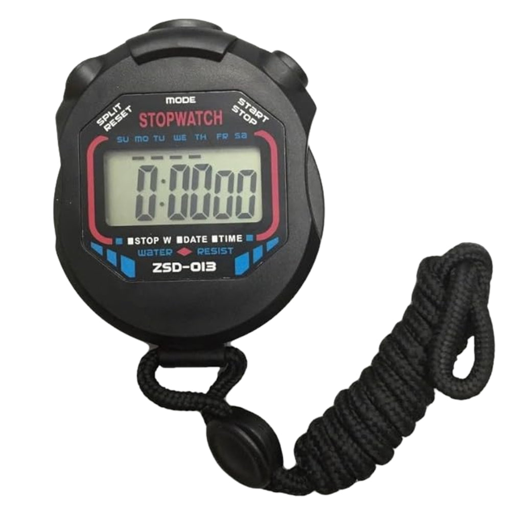 Vector X ZSD-013 Digital Stopwatch (Black) – Precise Timing, Sleek Design, Multi-Functional Sports Timer