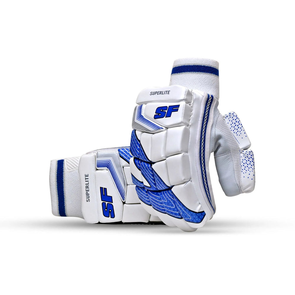 SF Superlite Right Hand Batting Gloves – Men’s | Ultra-Lightweight Gloves with Superior Comfort & Grip for Club Cricketers