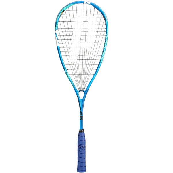 Prince Vortex Pro 650 Squash Racquet – Blue | Power-Driven Frame with Spin-Enhancing Vortex Technology