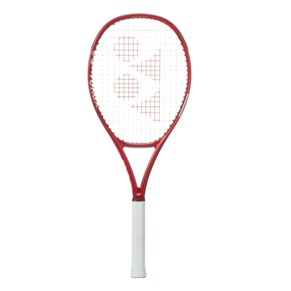 Yonex VCore 100 Unstrung Tennis Racquet | Spin-Enhanced Lightweight Power Frame with ISOMETRIC Technology | Ruby Red - 300 Grams
