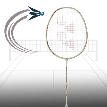 Yonex Nanoflare 700 Play Strung Badminton Racquet, Light Beige - 4U5 | Head-Light Speed Racquet with Sonic Flare System & Fast Swing - Best Price online Prokicksports.com