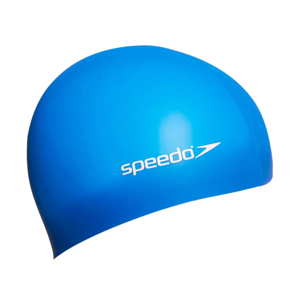 Speedo Flat Silicone Swim Cap – Adult Swimming Cap with Durable Stretch Fit, Tear-Resistant Silicone & Comfortable Hydrodynamic Design