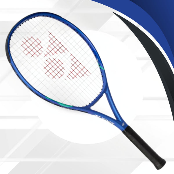 Yonex EZONE JR 25 Strung Tennis Racquet – Graphite Hybrid Frame with ISOMETRIC Head Shape, Power & Comfort for Junior Players (Blast Blue, 230g, G2 3 7/8