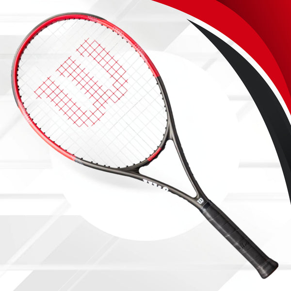Wilson Fierce 103 Strung Tennis Racquet Black (L3 - 4 3/8) | 279g Lightweight Performance Racquet