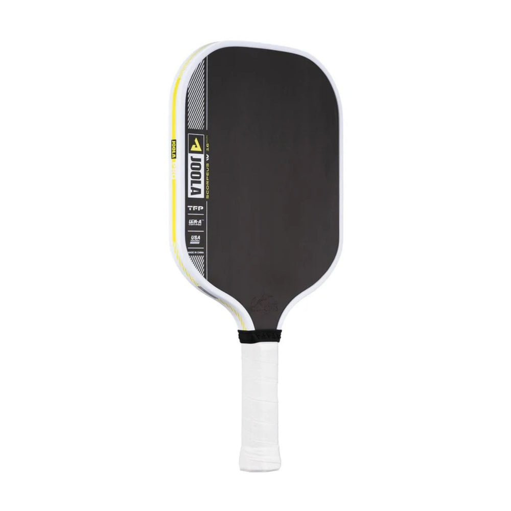Joola Scorpeus Pro IV Pickleball Paddle – 16mm | Power & Control Paddle for Advanced Players | Carbon Fiber Face | Polymer Core | USAPA Approved (Black/White/Lime Yellow) - Best Price online Prokicksports.com