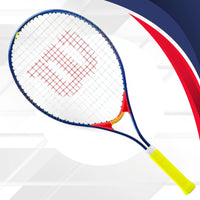 Wilson US Open Junior 25 Strung Tennis Racquet Navy Blue (Grip 3 - 7/8) | 220g Kids Beginner Racquet - Best Price online Prokicksports.com