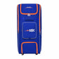 DSC Quadra Duffle Cricket Kit Bag with Wheelie – Royal Blue/Orange, Large Capacity Wheelie Duffle Cricket Gear Bag with Durable Fabric - Best Price online Prokicksports.com