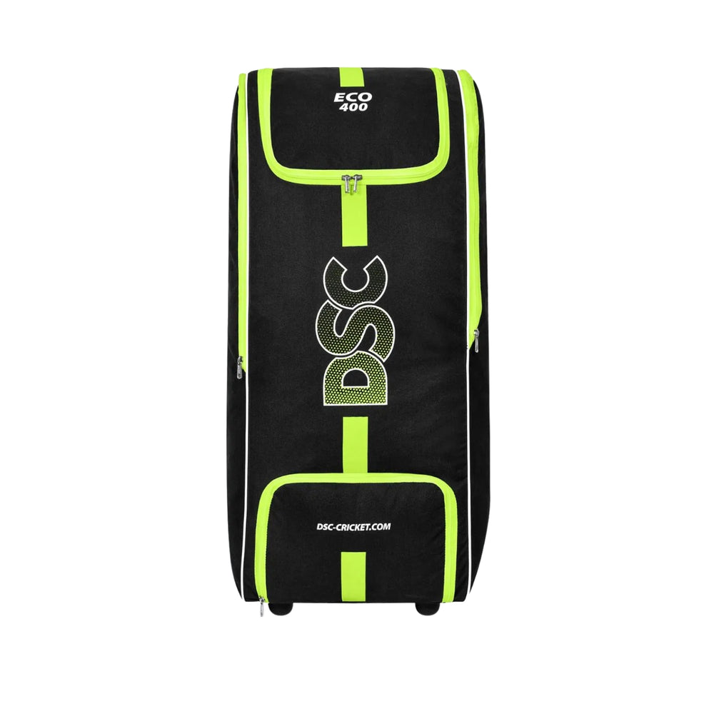 DSC Eco 400 Wheelie Cricket Kitbag | Spacious Cricket Gear Bag with Smooth Wheels & Durable Construction