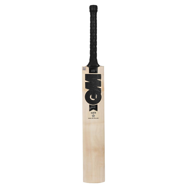 GM Maxi 303 English Willow Cricket Bat – SH (Short Handle), Lightweight Power Bat for Leather Ball Cricket