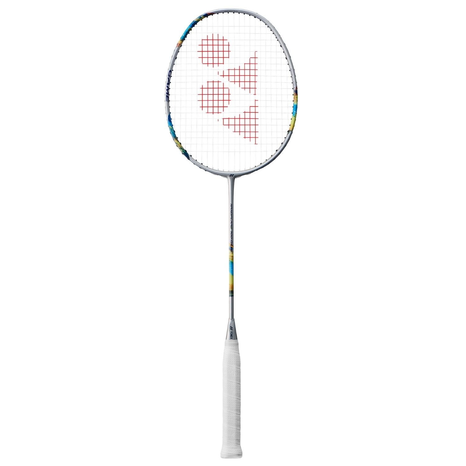 Yonex Nanoflare 700 Game Strung Badminton Racquet 4U5 | Head-Light Speed Frame with Nanocell NEO Technology | Silver/Sky Blue - Best Price online Prokicksports.com