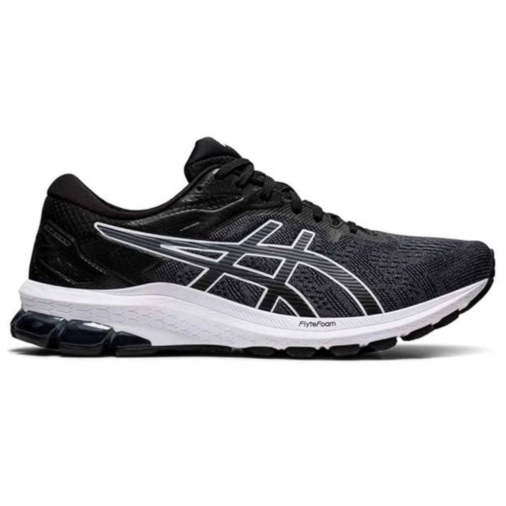 ASICS GT-1000 10 Running Shoes for Men – Black/White | Stability & Everyday Comfort