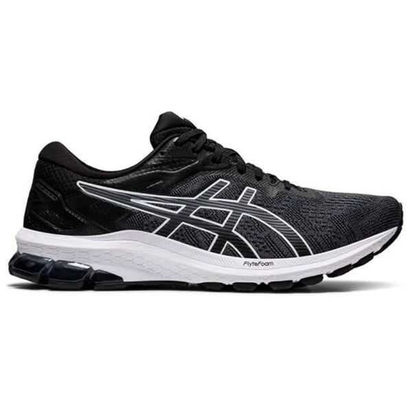 ASICS GT-1000 10 Running Shoes for Men – Black/White | Stability & Everyday Comfort