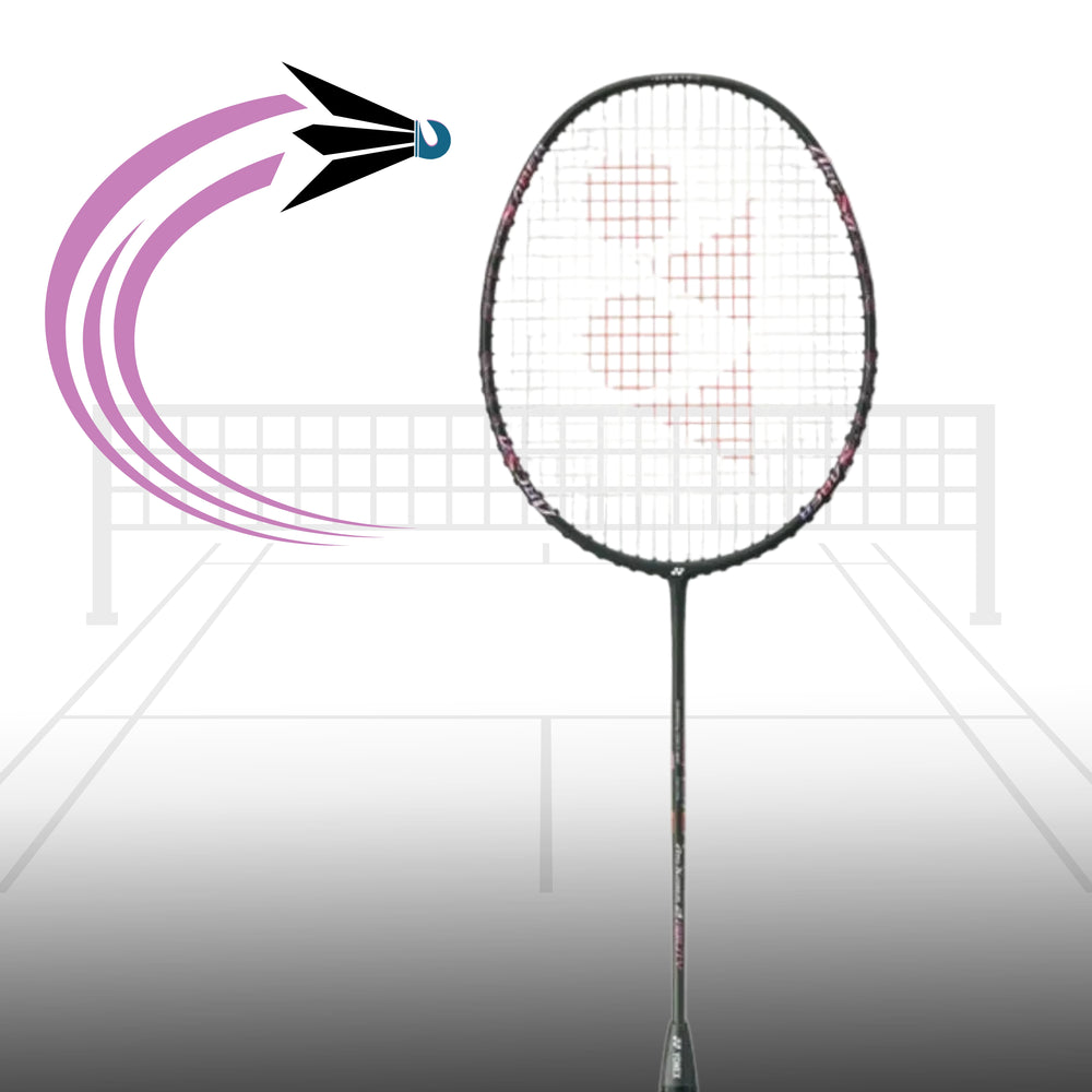 Yonex Arcsaber 2 Ability Strung Badminton Racquet Black/Pink (4U4) | Balanced Control Racquet
