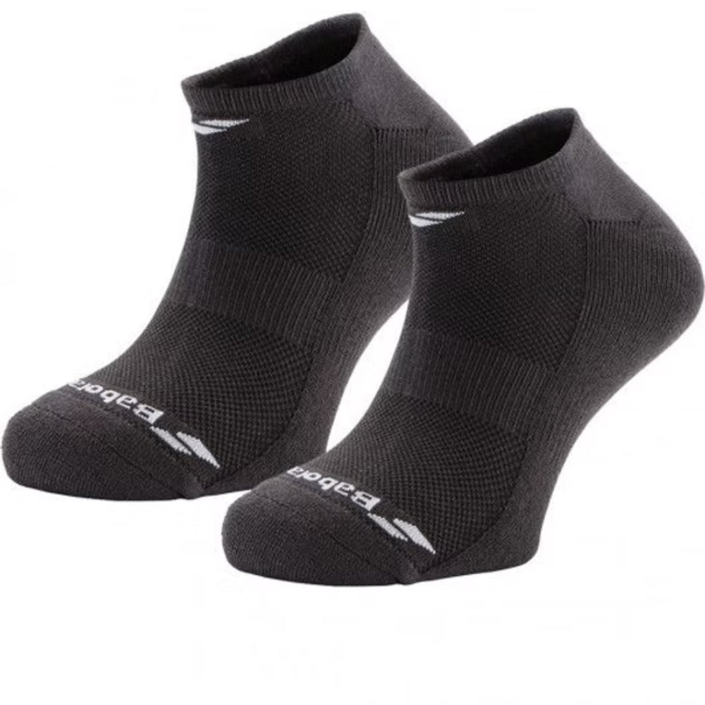 Babolat Invisible Men Socks (Pack of 2 Pairs) | Low-Cut No-Show Design with Breathable Cotton Blend & Anti-Slip Comfort for Sports and Daily Wear