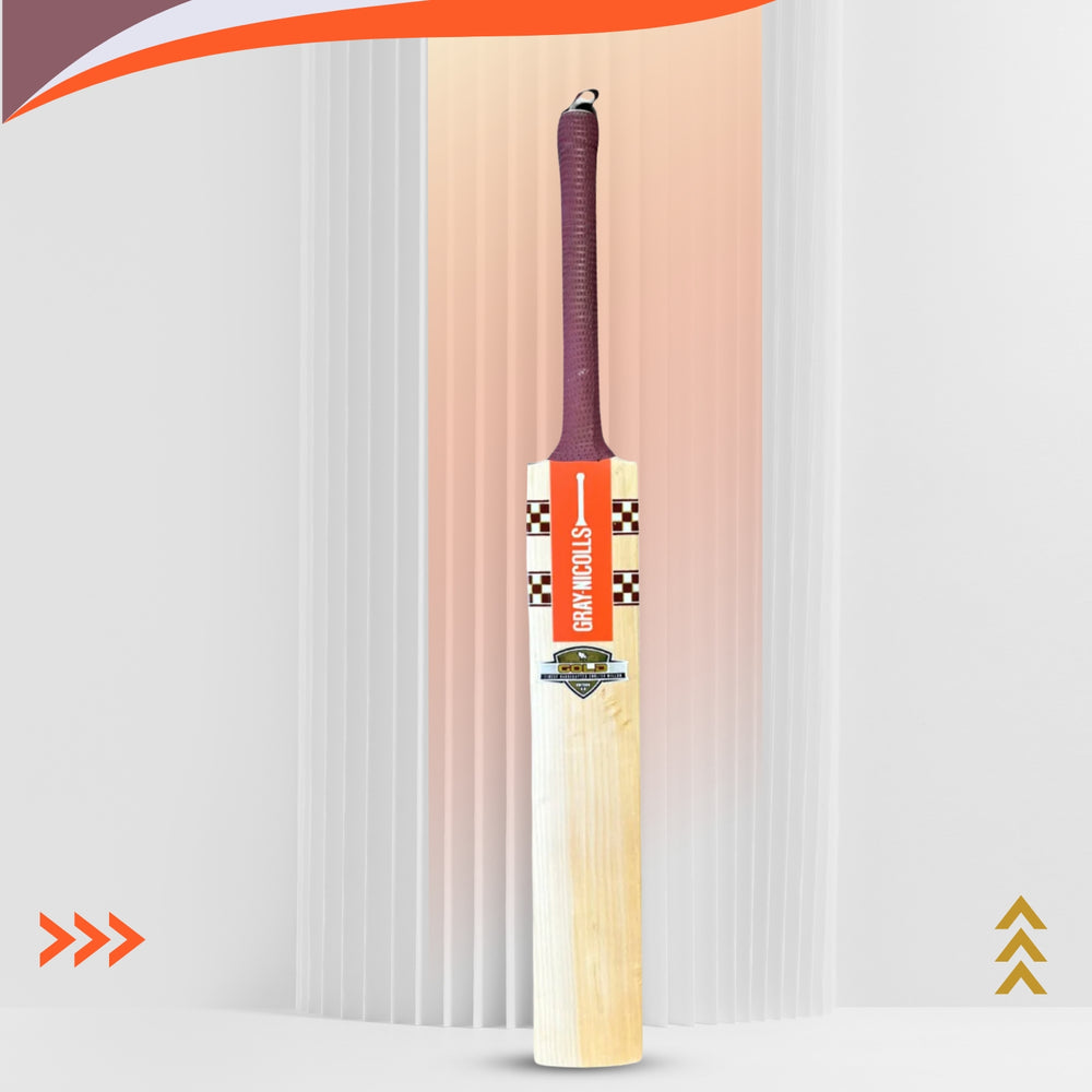 Gray Nicolls Gold Edition 4.0 English Willow Cricket Bat - SH | Grade 1 Willow with Thick Edges, Massive Sweet Spot & Pro-Level Balance
