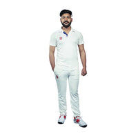 Gray Nicolls GN 10 Pro Performance Cricket T-Shirt – Half Sleeve | Breathable Moisture-Wicking Fabric with Athletic Fit for Training & Match Wear, Off White - Best Price online Prokicksports.com