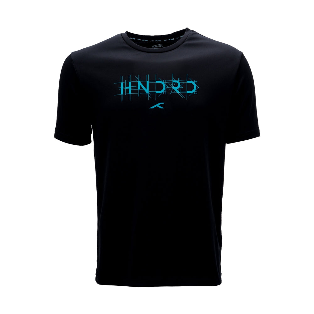 Hundred HBTS-5M333 Men’s Badminton T-Shirt | Quick Dry Round Neck Sports Tee for Training & Matches | Lightweight Performance Wear