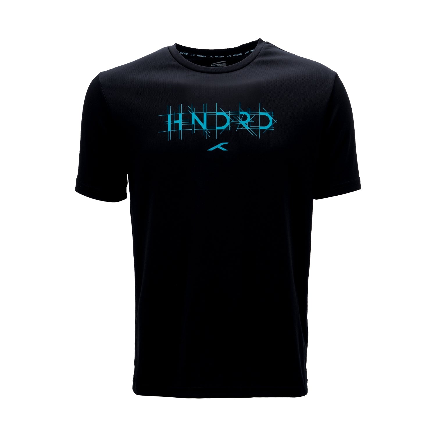Hundred HBTS-5M333 Men’s Badminton T-Shirt | Quick Dry Round Neck Sports Tee for Training & Matches | Lightweight Performance Wear - Best Price online Prokicksports.com