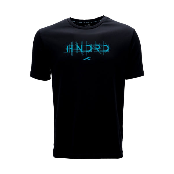 Hundred HBTS-5M333 Men’s Badminton T-Shirt | Quick Dry Round Neck Sports Tee for Training & Matches | Lightweight Performance Wear